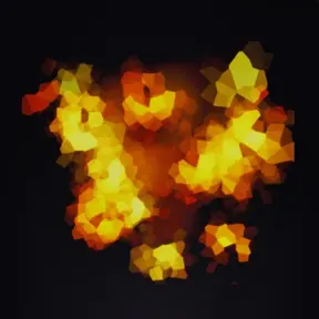 Pixel Flames in Attack on Titan Revolution